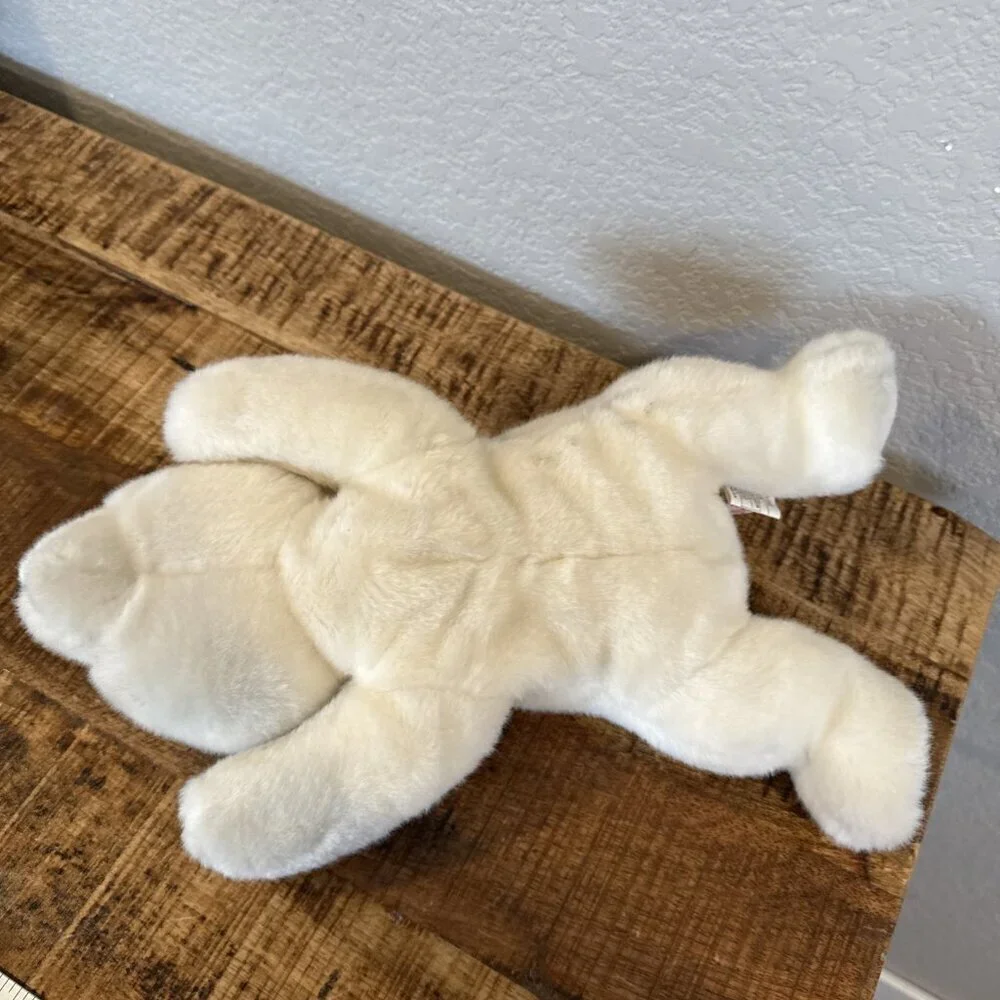 TY Beanie Buddy - Chilly the White Polar Bear Stuffed Animal Vintage 1998, ~14”